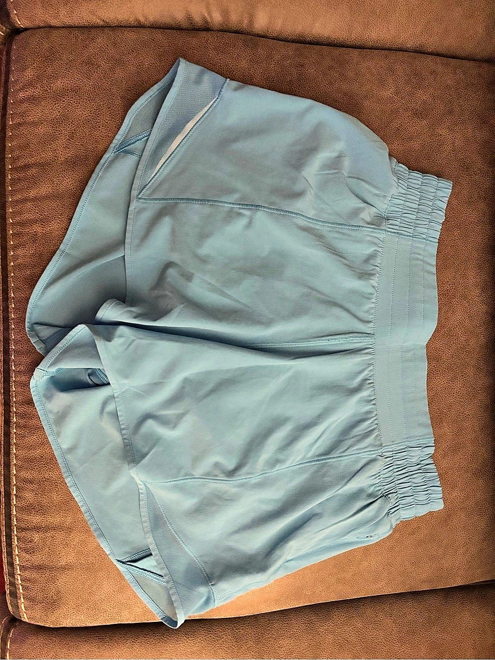 Lululemon Hotty Hots High-Rise Blue Athletic Shorts